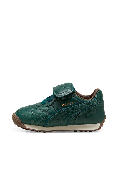 Puma حذاء رياضي أخضر للأطفال من Avanti L Fenty Ac