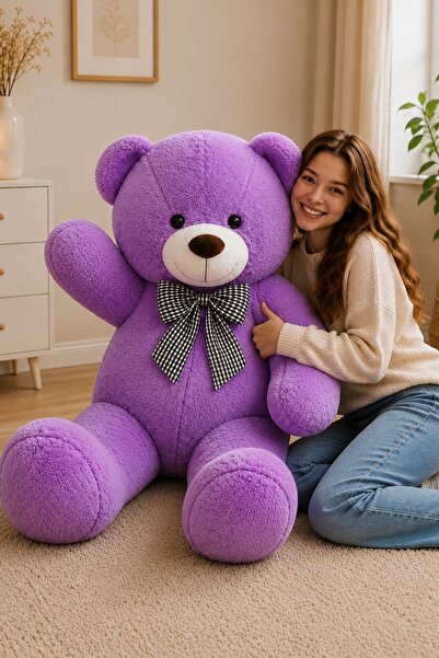STORE24 160 cm Premium Plush Bear with Bow Tie – 100% Domestic Production Gif...