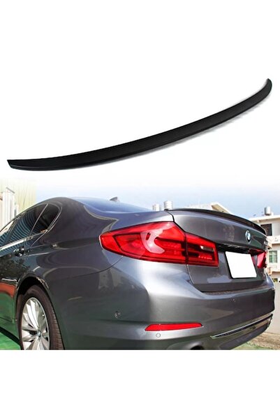 Aftermarket slim trunk spoiler, black ABS plastic, premium quality, perfect f...