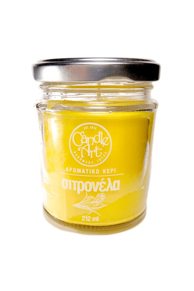 Candle n'Art Candle n' Art Βοτανικό Αρωματικό Κερί Σιτρονέλας 212ml