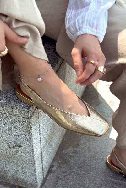 İX Siena Kadın Kare Burun Babet Slingback