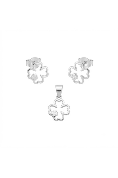PIETRICELE Lucky Me Set, 925 Silver Rhodium Plated