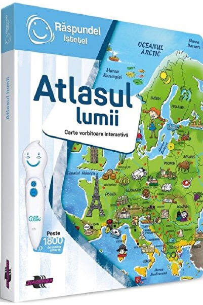 Albi Carte interactiva: Raspundel Istetel. Atlasul lumii