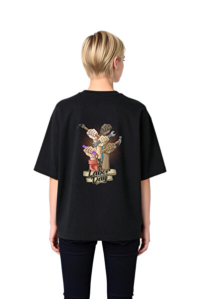PayBuy Labor Day Festival Printed Women's Oversize T-Shirt