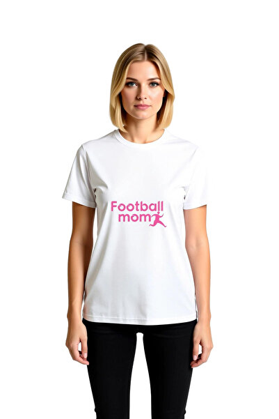 PayBuy Women's Football Love Printed Graphic T-Shirt Short Sleeve Round Neck ...