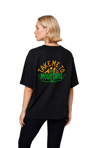 PayBuy Take Me to the Mountains Printed Women's Oversize T-Shirt