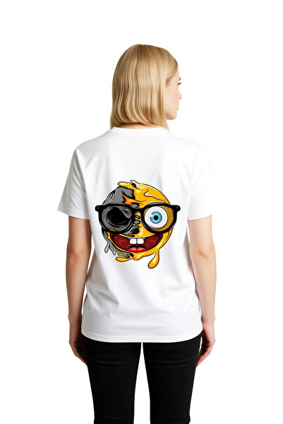 PayBuy Women's Graphic Printed Short Sleeve T-Shirt Surrealist Art Design Fac...