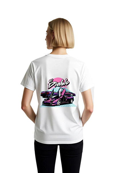 PayBuy Devil Spirit Car Theme Printed Women's T-Shirt