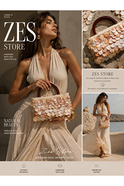 Zes Store hayalinizdeki ürün burada Τσάντα με πούλιες Mira & τσάντα με πέρλες...