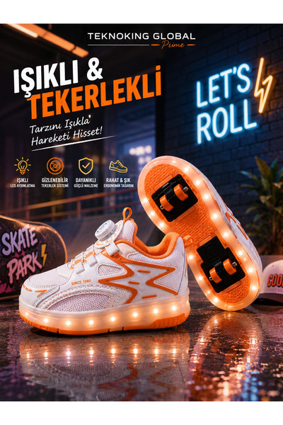Xdeep Flash Roll Işıklı Çocuk Paten Ayakkabısı