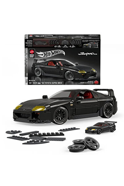 HOT WHEELS Mattel Brick Shop – Seria Elite Set de construcție Toyota Supra MK...