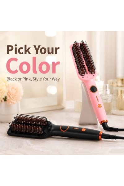 Generic Brand Professional Heated Styling Brush, Ionic Ceramic Hot Hair Brush...