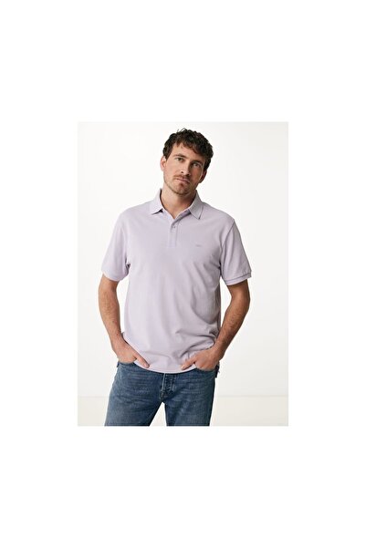 MEXX Fashion Ανδρικό T-shirt Κοντομάνικο Λιλά Ανοιχτό