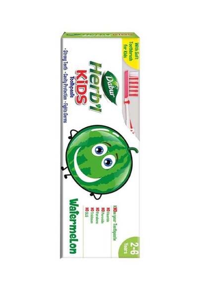 Dabur Watermelon Toothpaste With Soft Toothbrush