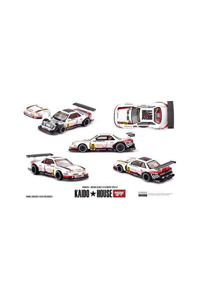 mini gt 1/64 Kaido House Nissan Silvia S13-R Circuit Spec V1 KHMG251