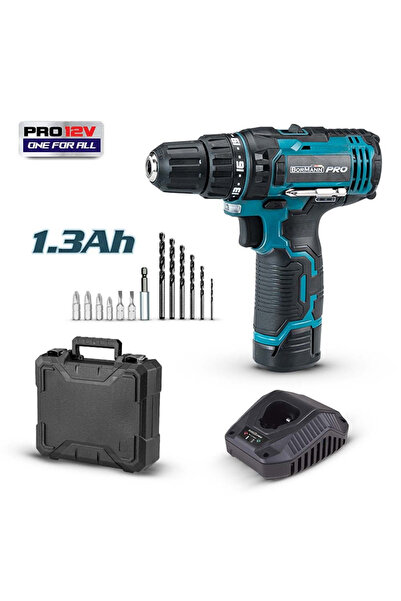Bormann PRO BBP 2100 Ασύρματο Δραπανοκατσάβιδο 12 V 1 x 1.3 Ah