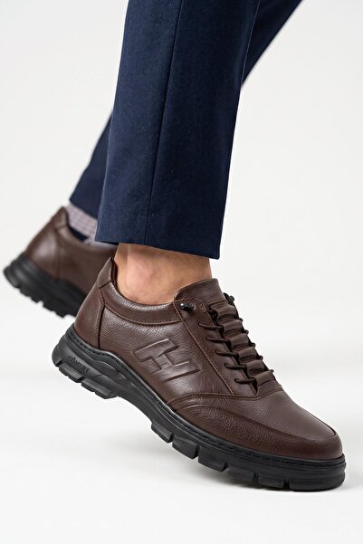 ISPARTALILAR 267 Orthopedic Sole Genuine Leather Men's Shoes Winter Men's Sho...
