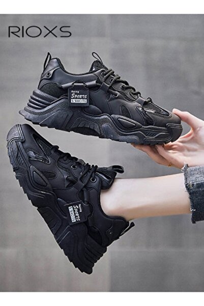 RIOXS Chunky Sneakers for Women, Fashion Thick-soled Daddy Sneakers, Classic ...