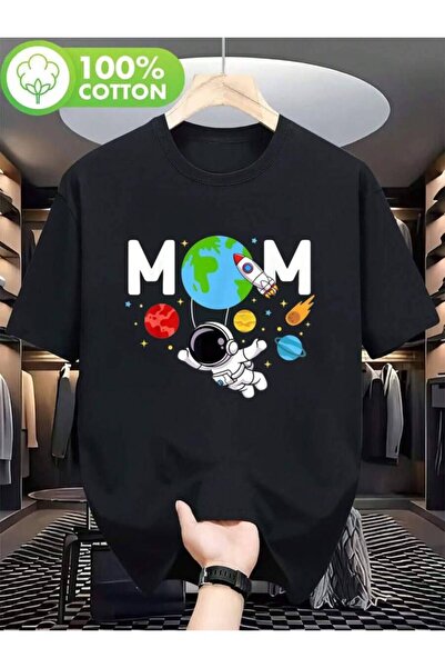 21JNRY Men's Graphic Print Crew Neck T-Shirt, Matching T-Shirts Mother Astron...