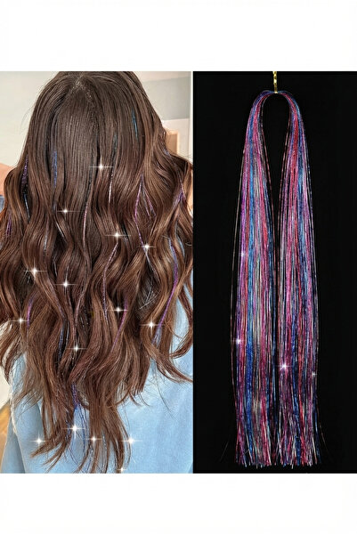 Pater Paulie 1 Piece Snap-On Hair Tinsel Hair Glitter Accessory
