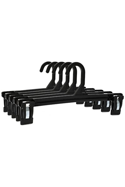 HUMERO Set de 20 de umerașe din plastic pentru pantaloni și fuste cu cleme, H...
