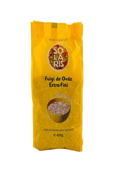 SOLARIS Fulgi de ovăz extra fini Solaris, 400 g – Mărunțiți fin pentru prepar...