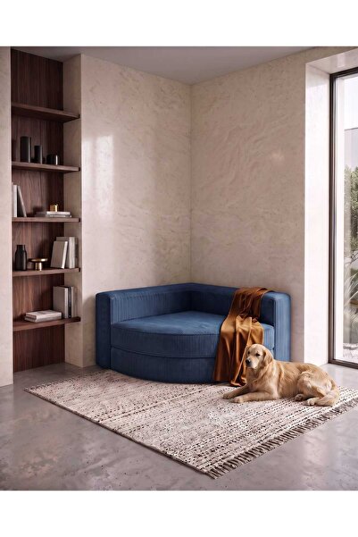 DECHOME Nestime® 100x100 cm Modüler Köşe Koltuğu | Orijinal Sünger | Fitilli ...