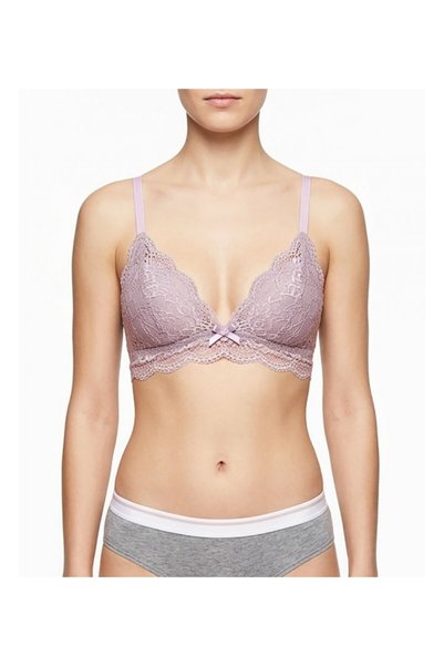 NBB LINGERIE Σουτιέν χωρίς ενίσχυση με δαντέλα βιζόν 3418VIZ, Χρώμα βιζόν, Μέ...