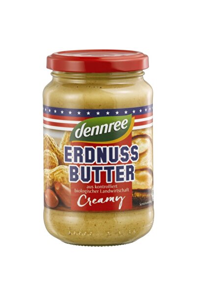 Dennree Unt de arahide cremos organic, 350g