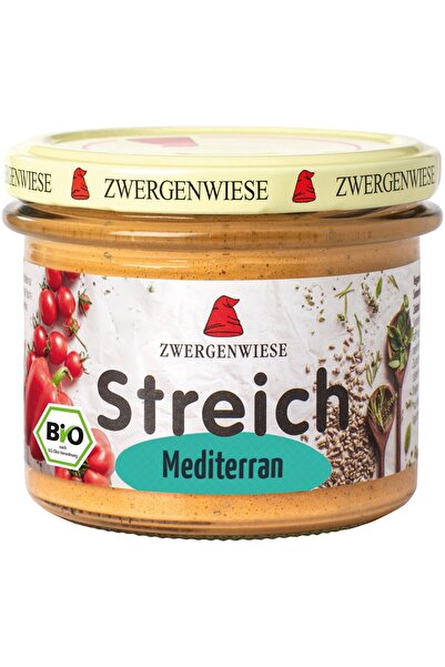Zwergenwiese Pate vegetal cu roșii și ardei, mediteranean, bio, fără gluten, ...