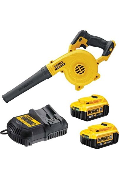 Dewalt منفاخ لاسلكي مدمج DCV100D2-GB بقوة 18 فولت - سرعة هواء 80 م/ث مع بطاري...