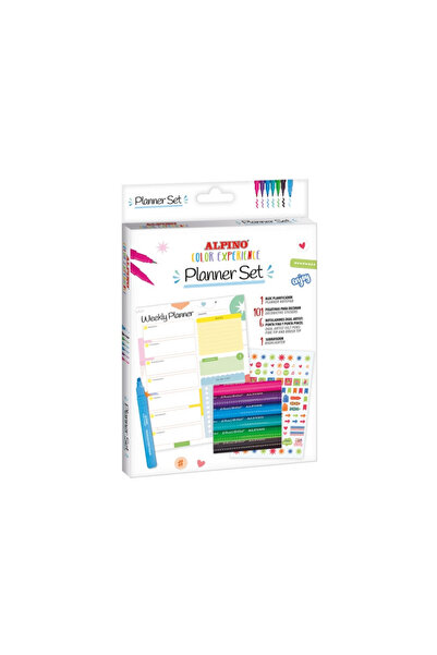 Alpıno Color Experience Activity Planning Set + Accessories