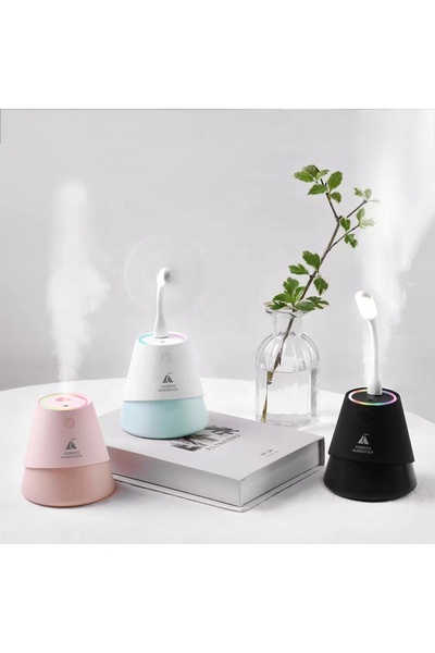 Ice Iceberg 3 in 1 Iceberg Air Humidifier 230 ML USB Ultrasonic Aroma Diffuse...