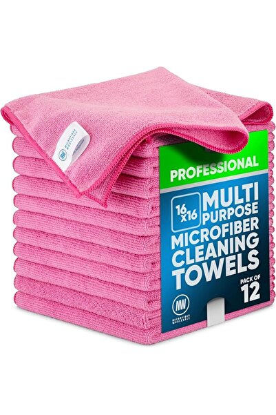 Microfiber Wholesale Buff™ Microfiber Cleaning Cloth | Green (12 Pack) | Size...