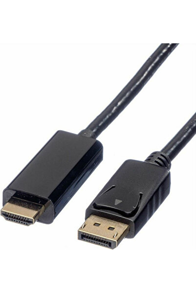 Roline Καλώδιο DisplayPort αρσενικό - HDMI αρσενικό 1μ Μαύρο (11.04.5785)