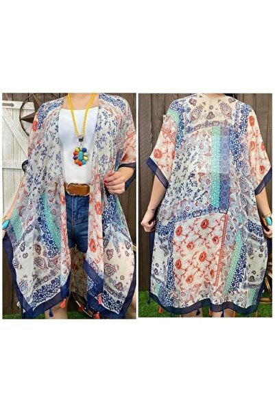 Moss Rose Women's Beach Cover up Swimsuit Kimono Cardigan with Bohemian Flora...