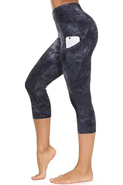 DRAGONBBQ Dragon Fit High Waist Yoga Leggings with 3 Pockets,Tummy Control Wo...