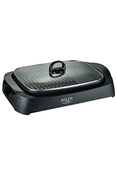 adler AD 6610 Grătar electric de 3000W cu capac de sticlă și termostat reglabil