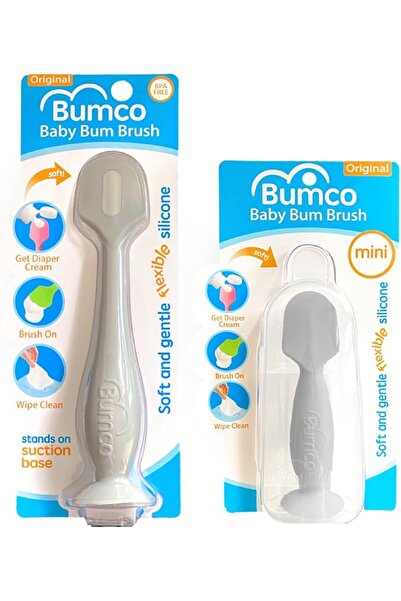 Baby Bum Brush Bumco 2-PACK Diaper Cream Spatula - FULL-SIZE + MINI with TRAV...