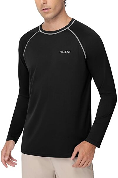 BALEAF Men's Sun Protection Shirts UV SPF UPF 50+ Long Sleeve Rash Guard Fish...