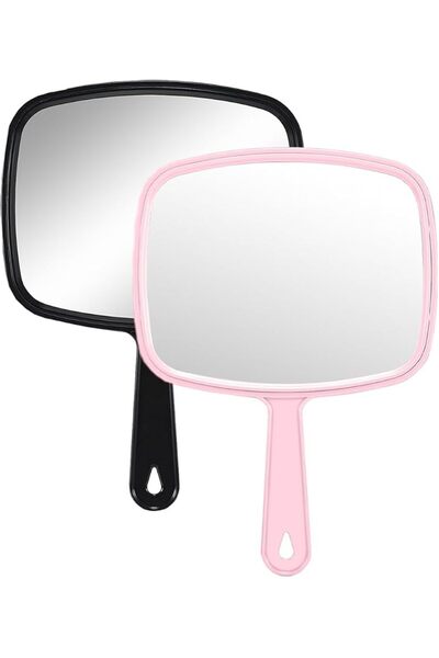 GENERAL PROTECLE Hand Mirror, 10.3" L x 7.4" W Salon Barber Hairdressing Hand...