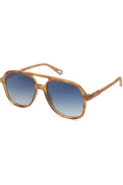 SOJOS Retro Square Polarized Sunglasses 70s Vintage Oversized Shades Double B...