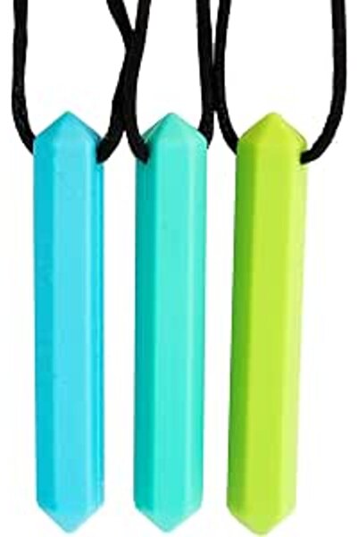 GENERAL Oral Sensory Chew Necklace Toy for Kids - 3 Pieces
