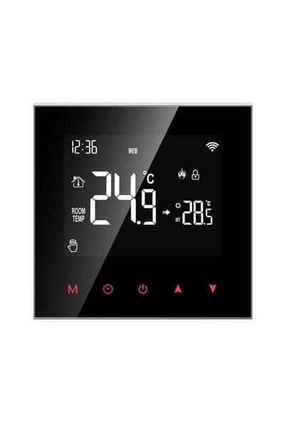 Avatto ZWT100 Zigbee Έξυπνος Θερμοστάτης Θέρμανσης Νερού, Μαύρος