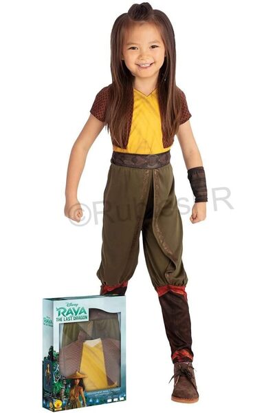 Rubie'S Costume Co زي رويبي ديزني رايا والتنين الأخير للفتيات، مقاس صغير