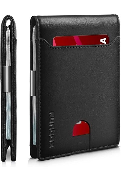 Runbox Top Layer Genuine Cowhide Leather Wallet for Men Slim Mens Wallet-Mone...