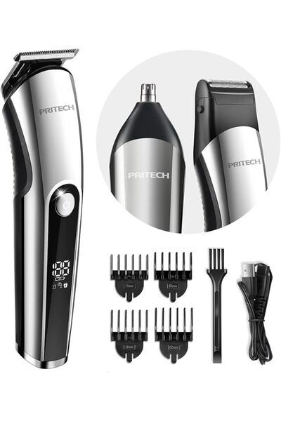 Pritech Hair Clippers for Men, Nose Trimmer, Micro Shavers 3 in 1 Men's Care ...