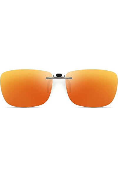 GENERAL Polarized Clip On Sunglasses Over Prescription Glasses Men Women Comp...