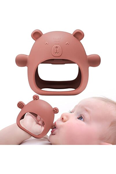 NiBaby قفاز سيليكون للأطفال الرضع، لعبة مضغ للتسنين للأطفال من 0-6 أشهر و6-12...