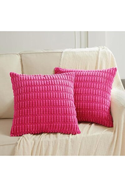 Fancy Homi 2 Packs Dusty Blue Decorative Throw Pillow Covers 18x18 Inch for L...